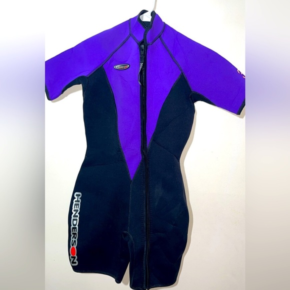Henderson aquatics Other - Henderson Dive Wear Purple & Black Scuba Shorty Wetsuit Women’s 10